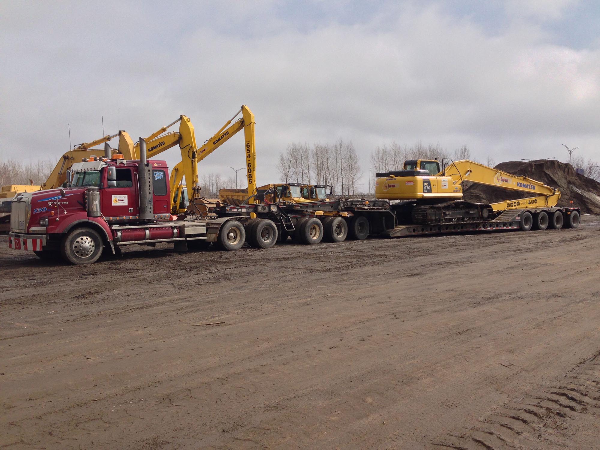 Transport & vente de terre et gravier